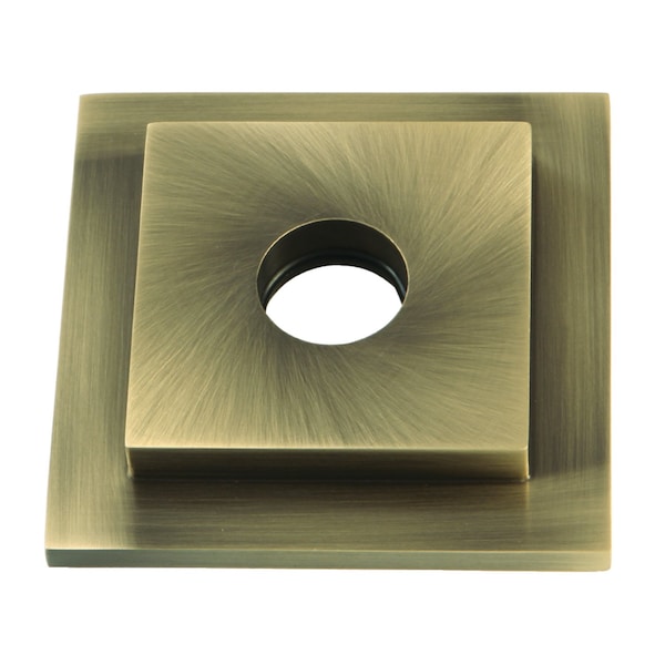 Claremont Heavy Duty Square Solid Cast Brass Shower Flange, Brass